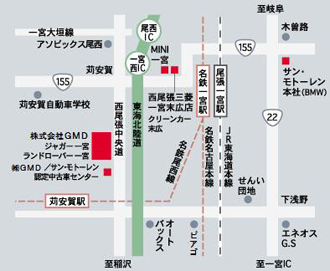 サン・オートグループMAP